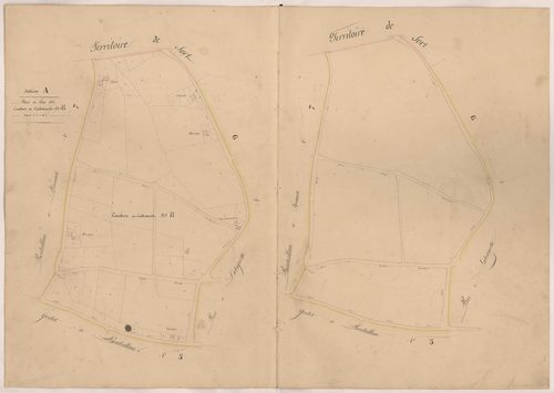 Clermont - Plans des lieux-dits Coudire et Cabanot, n° 8