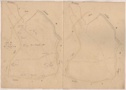 Clermont - Plans des lieux-dits Bec et Lavignotte, n° 9