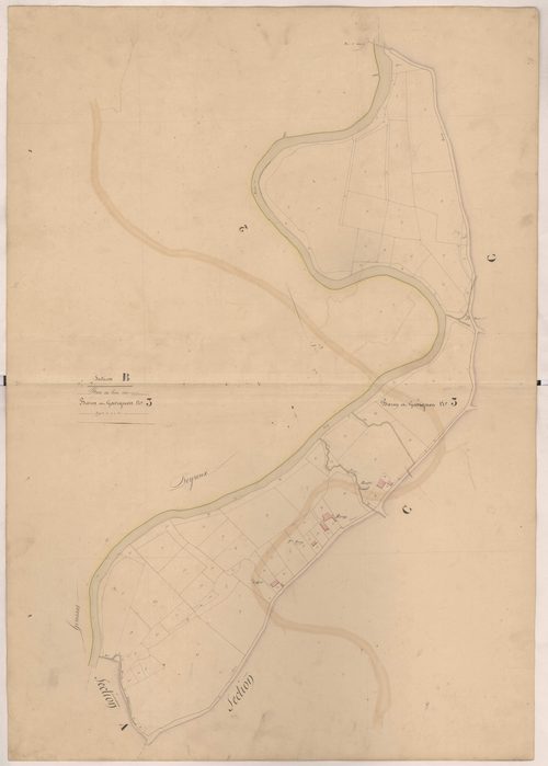 Clermont - Plans des lieux-dits Bazin et Garignon, n° 3
