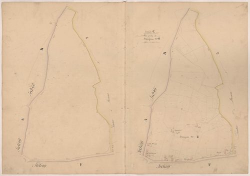 Clermont - Plan du lieu-dit Espagnau, n° 4