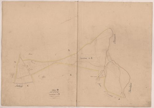 Clermont - Plan du lieu-dit Garestebielle, n° 3