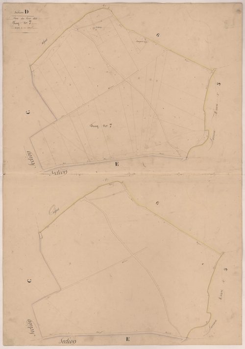 Clermont - Plan du lieu-dit Tucq, n° 7