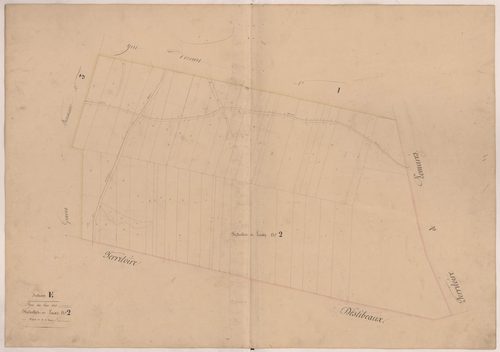 Clermont - Plans des lieux-dits Bideillet et Luxe, n° 2