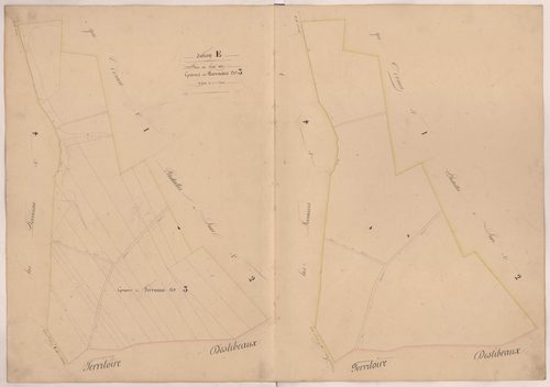 Clermont - Plans des lieux-dits Graves et Terrasses, n° 3