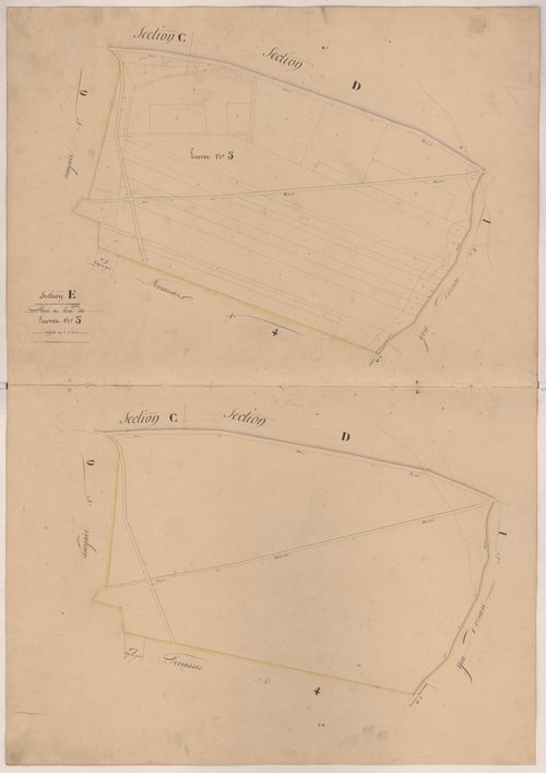 Clermont - Plan du lieu-dit Lurret, n° 5