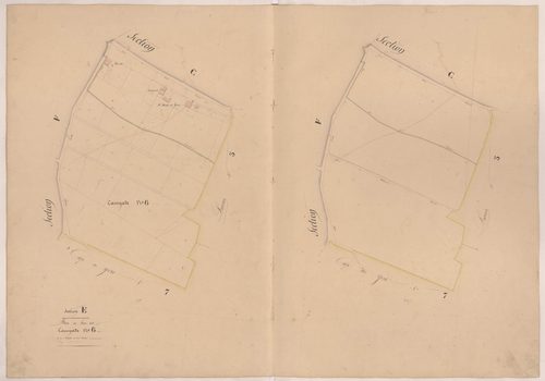 Clermont - Plan du lieu-dit Camyade, n° 6