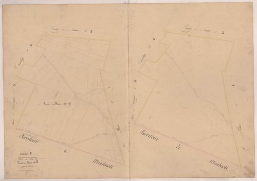 Clermont - Plans des lieux-dits Ponts et Bois, n° 2