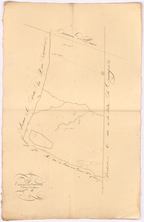 Commensacq - Section B, [dite dous Parcs biels]