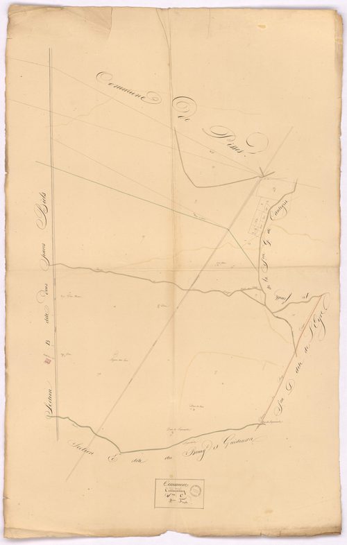 Commensacq - Section C, [dite de la Lande et Cantegrit], 2e feuille