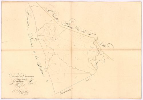 Commensacq - Section F, [dite de Madril et Baquesserre], 2e feuille, par Dauga Joseph géomètre