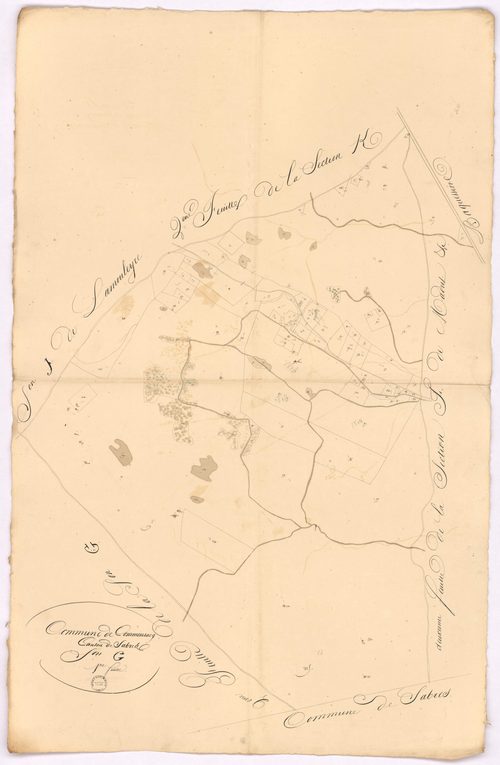 Commensacq - Section G, [dite de Cantegrit], 1re feuille