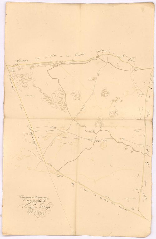 Commensacq - Section J, [dite de Lamouleyre], par Joseph Dauga géomètre