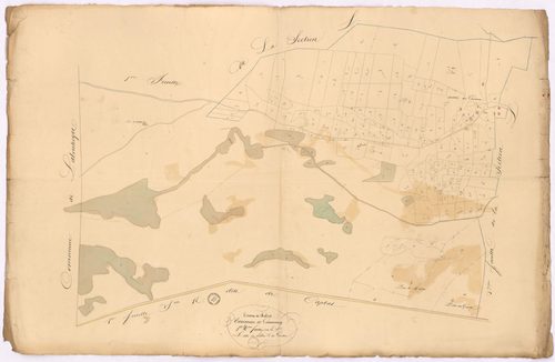 Commensacq - Section L, dite de Labrit et Guisoua, 1re feuille
