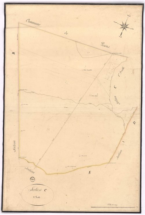 Commensacq - Section C, dite des Landes et de Cantegrit, 2e feuille