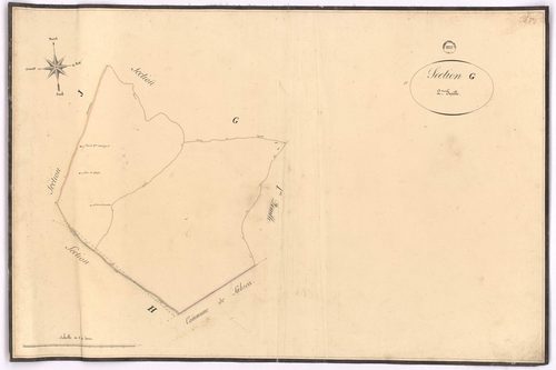 Commensacq - Section G, dite de Lamateyre, 2e feuille
