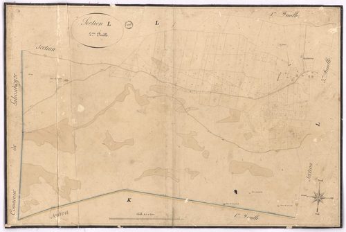 Commensacq - Section L, dite de Labrit et du Guisoua, 2e feuille