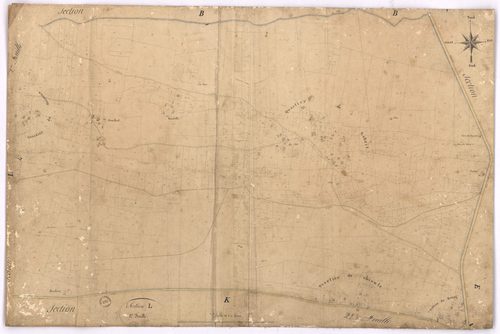 Commensacq - Section L, dite de Labrit et du Guisoua, 3e feuille