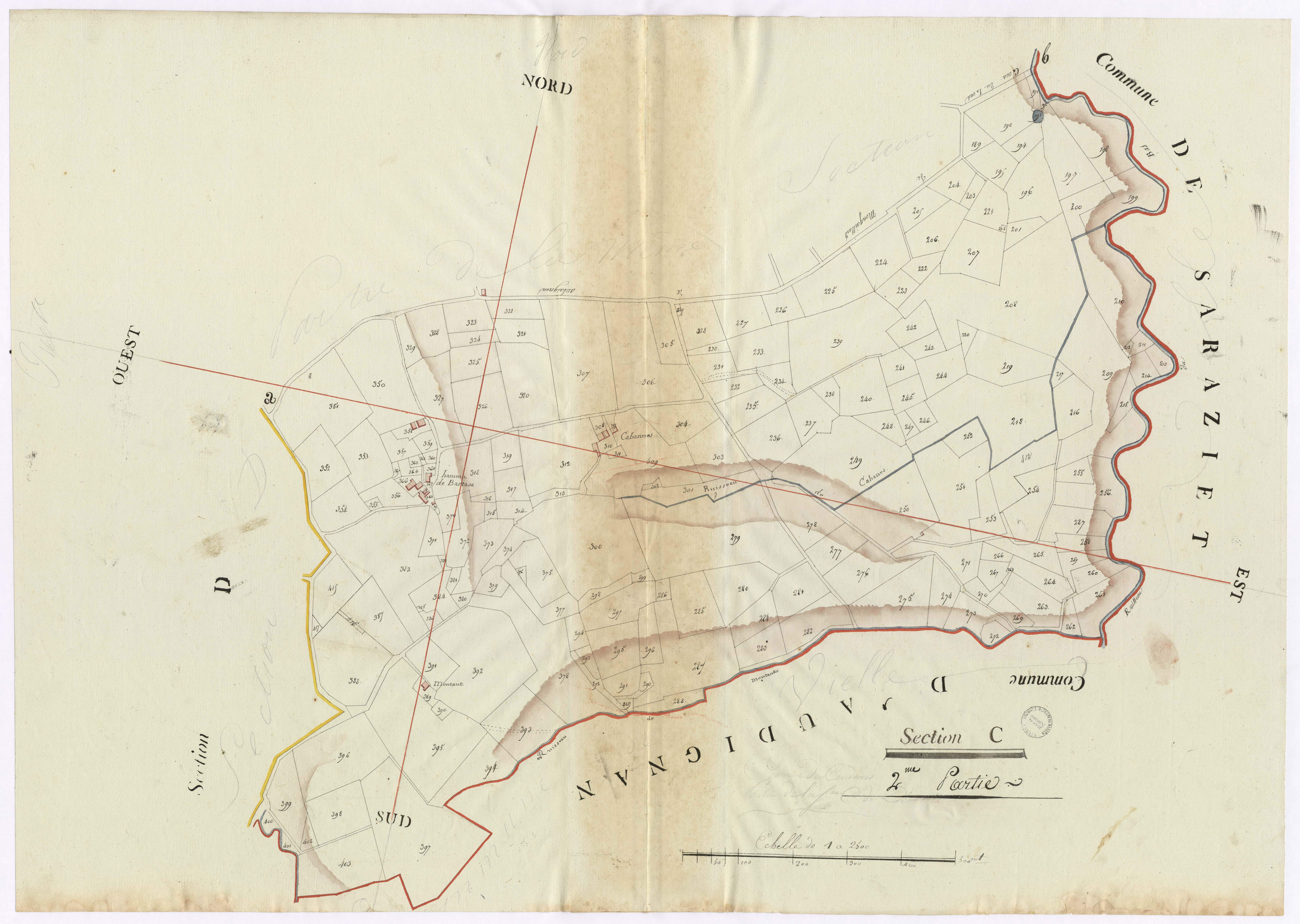 Coudures - Section C, 2e feuille