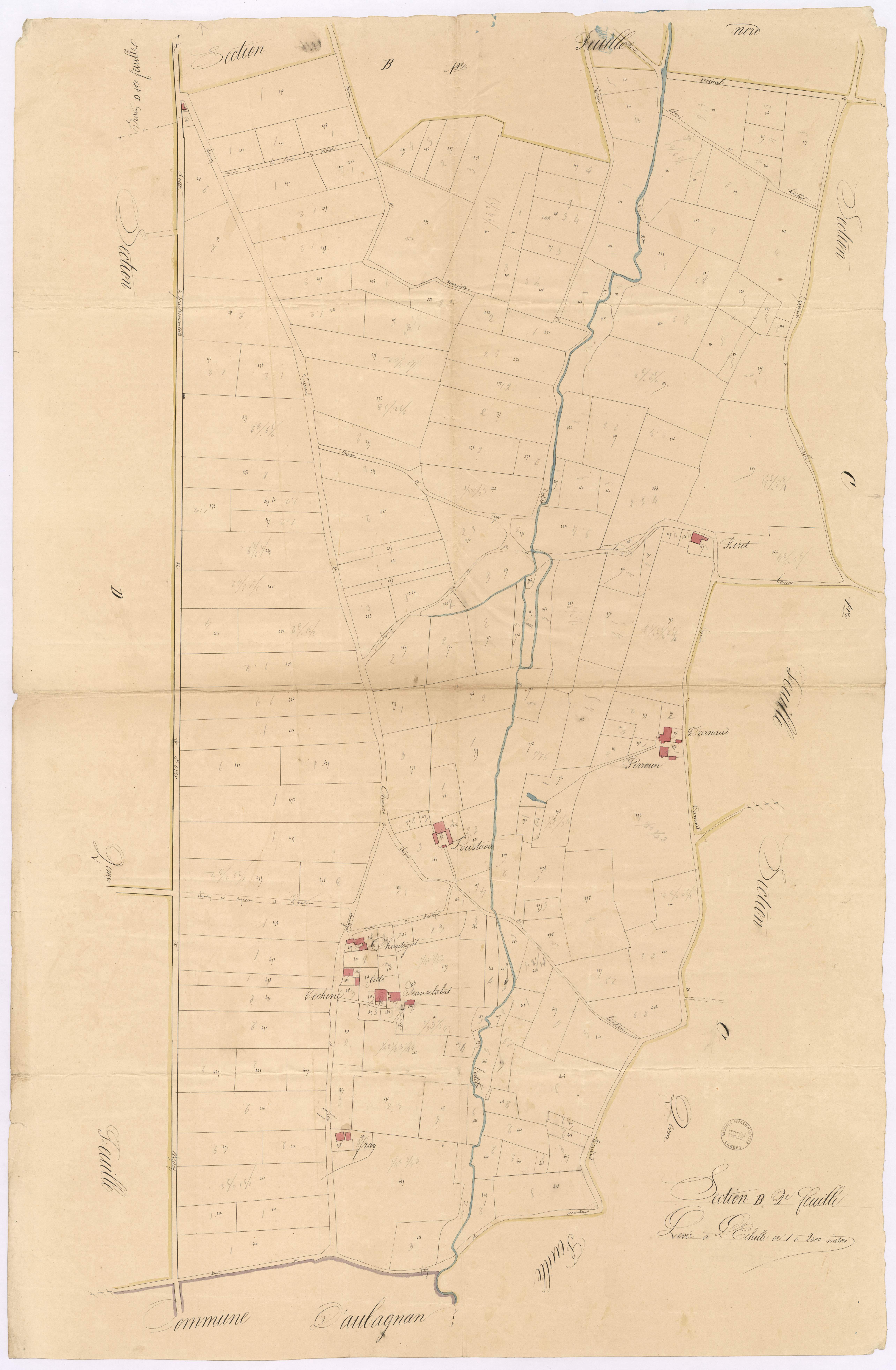 Coudures - Section B, 2e feuille