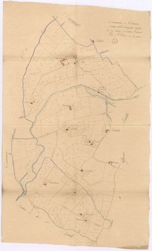 Coudures - Section A, dite du Moulin de Constance et Cantiran, 2e feuille