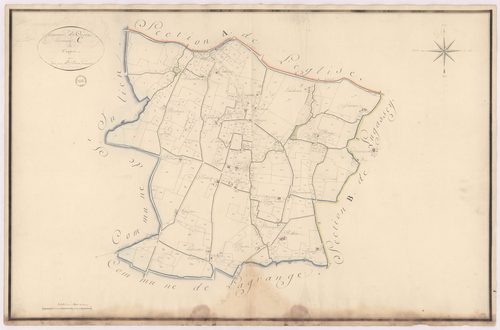 Créon-d'Armagnac - Section C, dite de Tiquet, par Brun géomètre