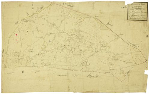 Créon-d'Armagnac - Section B, feuille 1
