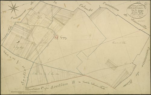 Autainville - 3 P 2/6/2 - - Autainville : plans du cadastre napoléonien. Section A1 dite de guigny