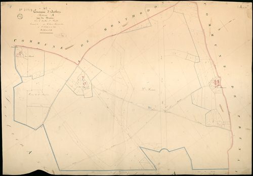 Authon - 3 P 2/7/3 - - Authon : plans du cadastre napoléonien. Section A2 dite du fresne