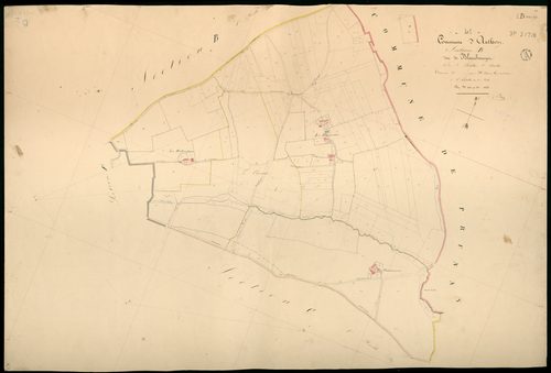 Authon - 3 P 2/7/8 - - Authon : plans du cadastre napoléonien. Section B2 dite de blanchamps