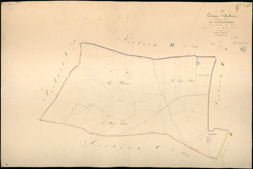 Authon - 3 P 2/7/11 - - Authon : plans du cadastre napoléonien. Section C2 dite de la haute métairie