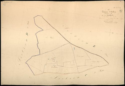 Authon - 3 P 2/7/13 - - Authon : plans du cadastre napoléonien. Section D1 dite de conichard