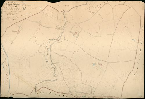 Authon - 3 P 2/7/18 - - Authon : plans du cadastre napoléonien. Section E2 dite de la hersonnière