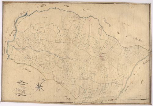 Ailleux - 1682VT1_14 - Section C 2 (La Croix d'Urfé) : plan levé par Augier à l'échelle 1:2500. [1826]