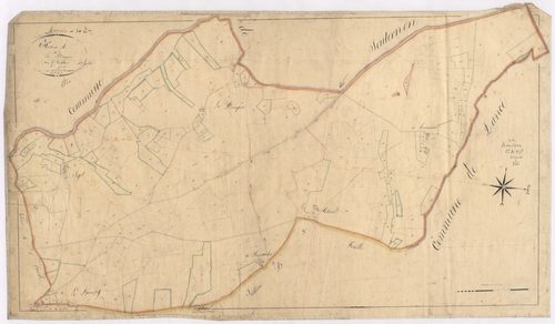 Amions - 1712VT1_18 - Section A 2 (La Bruyère) : plan levé par Victor Caillot à l'échelle 1:2500. [1825]