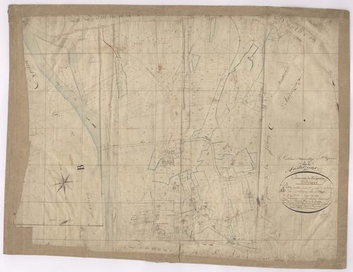 Andrézieux - 1682VT1_16 - Section C 1 (Andrézieux) de Saint-Cyprien-Andrézieux puis de Bouthéon en 1823, devient section A 1 d'Andrézieux en 1830 : plan levé à l'échelle 1:2500. 1811