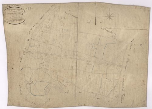 Andrézieux - 1682VT1_17 - Section C 2 (Andrézieux) de Saint-Cyprien-Andrézieux puis de Bouthéon en 1823, devient section A 2 d'Andrézieux en 1830 : plan levé à l'échelle 1:2500. 1811