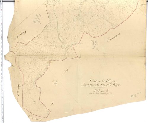 Allègre - Section B, feuille 2