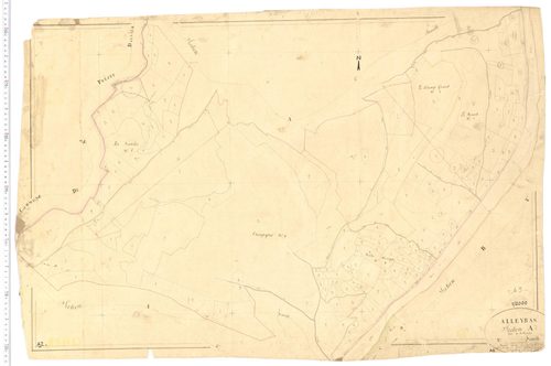 Alleyras - Section A 2, feuille 1