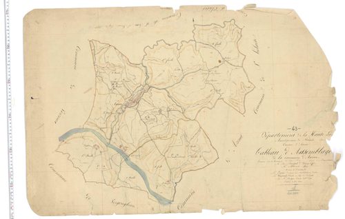 Auzon - Tableau d'assemblage