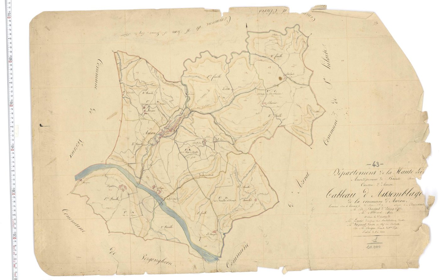 Auzon - Tableau d'assemblage