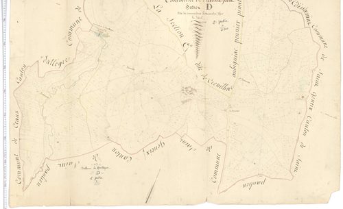 Bellevue-la-Montagne - Section D 1, feuille 2