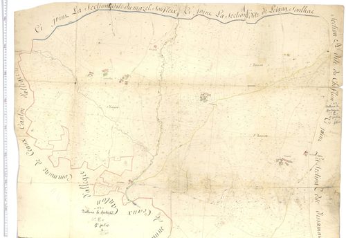 Bellevue-la-Montagne - Section E, feuille 1