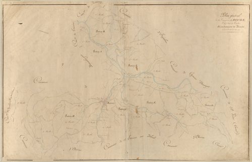 Blesle - Plan général de la commune de Blesle