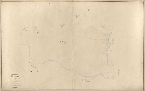 Blesle - Section H, feuille 6, dite de Pradelle.