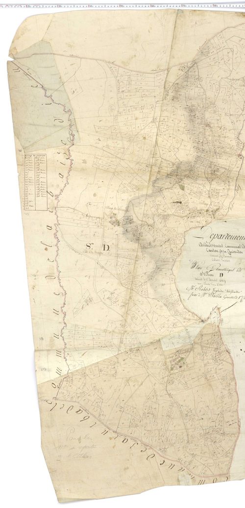 Bonneval - Section D, feuille 1