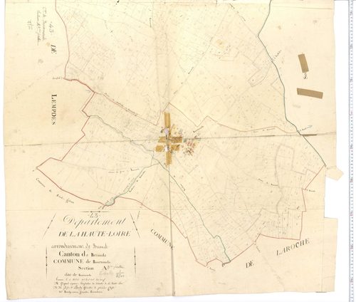 Bournoncle-Saint-Pierre - Section A 3, feuille 2