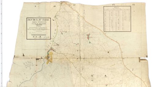 La Chapelle-d'Aurec - Section A 1, feuille 1