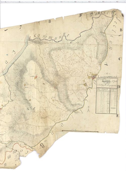 La Chapelle-d'Aurec - Section C, feuille 1