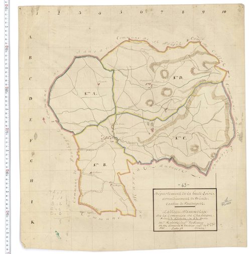 Chassagnes - Tableau d'assemblage