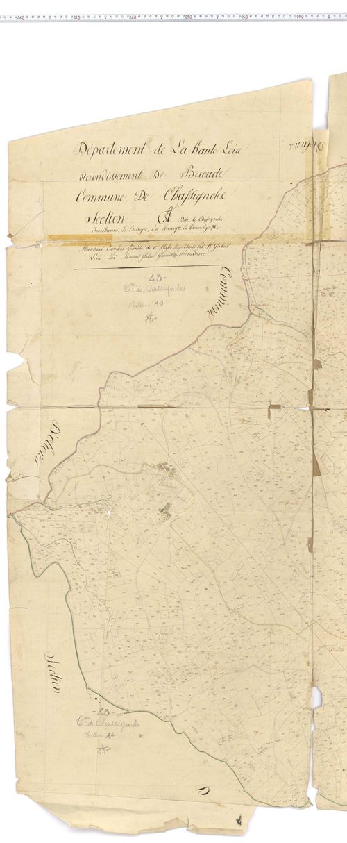Chassignolles - Section A, feuille 1